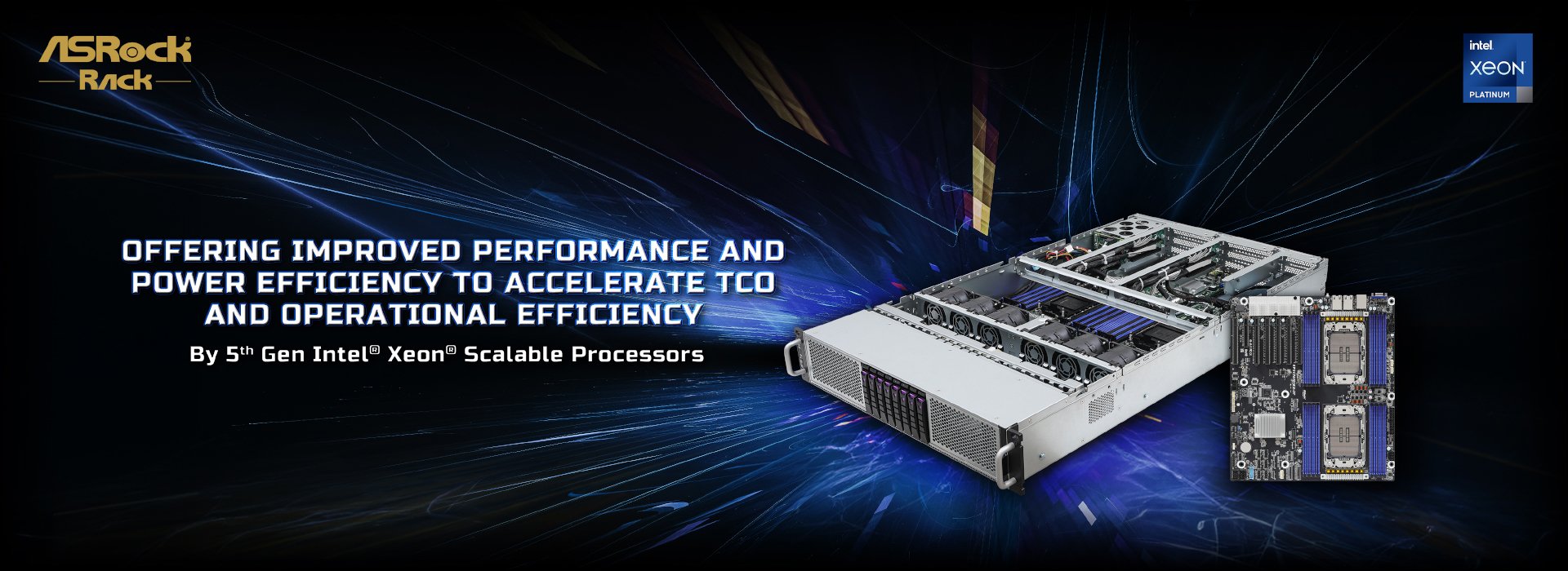 ASRock Rack launches cutting-edge servers powered by 5th Gen Intel Scalable Processors