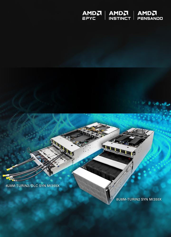 ASRock Rack launches servers By AMD EPYC™ 9005 CPUs, AMD Instinct™ MI350 Series GPUs, and AMD Pensando™ Pollara 400 AI NIC