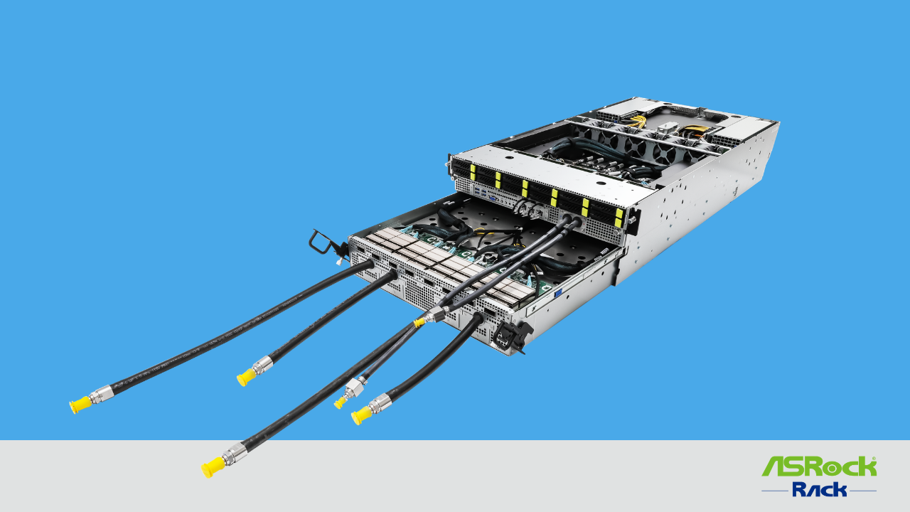 ASRock Rack 4U16X-GNR2 NVIDIA HGX B300 8-GPU Server Review 