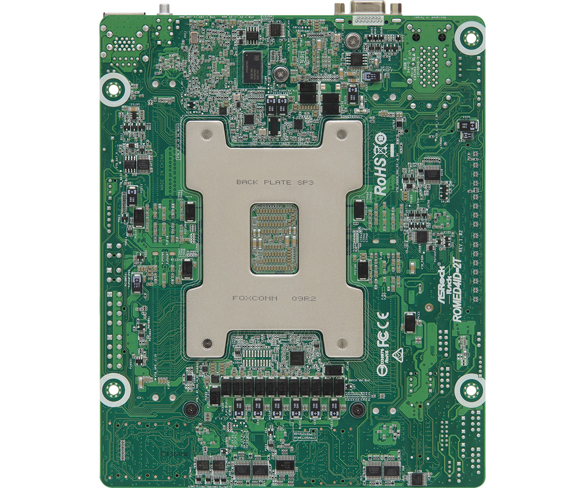 ASRock ROMED4ID-2T Socket SP3 LGA 4094 DDR4 PCIe4.0 x16 Deep mini-ITX ...