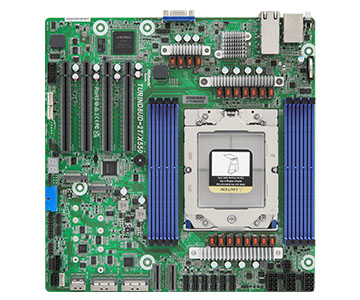 Asrock rack turind8ud-2t/x550 | amd epyc 9005/9004 sp5 | ddr5 rdimm pcie 5. 0 10gbe ipmi | server matična plošča 1 Asrock rack turind8ud-2t/x550 server matična plošča pogled od zgoraj