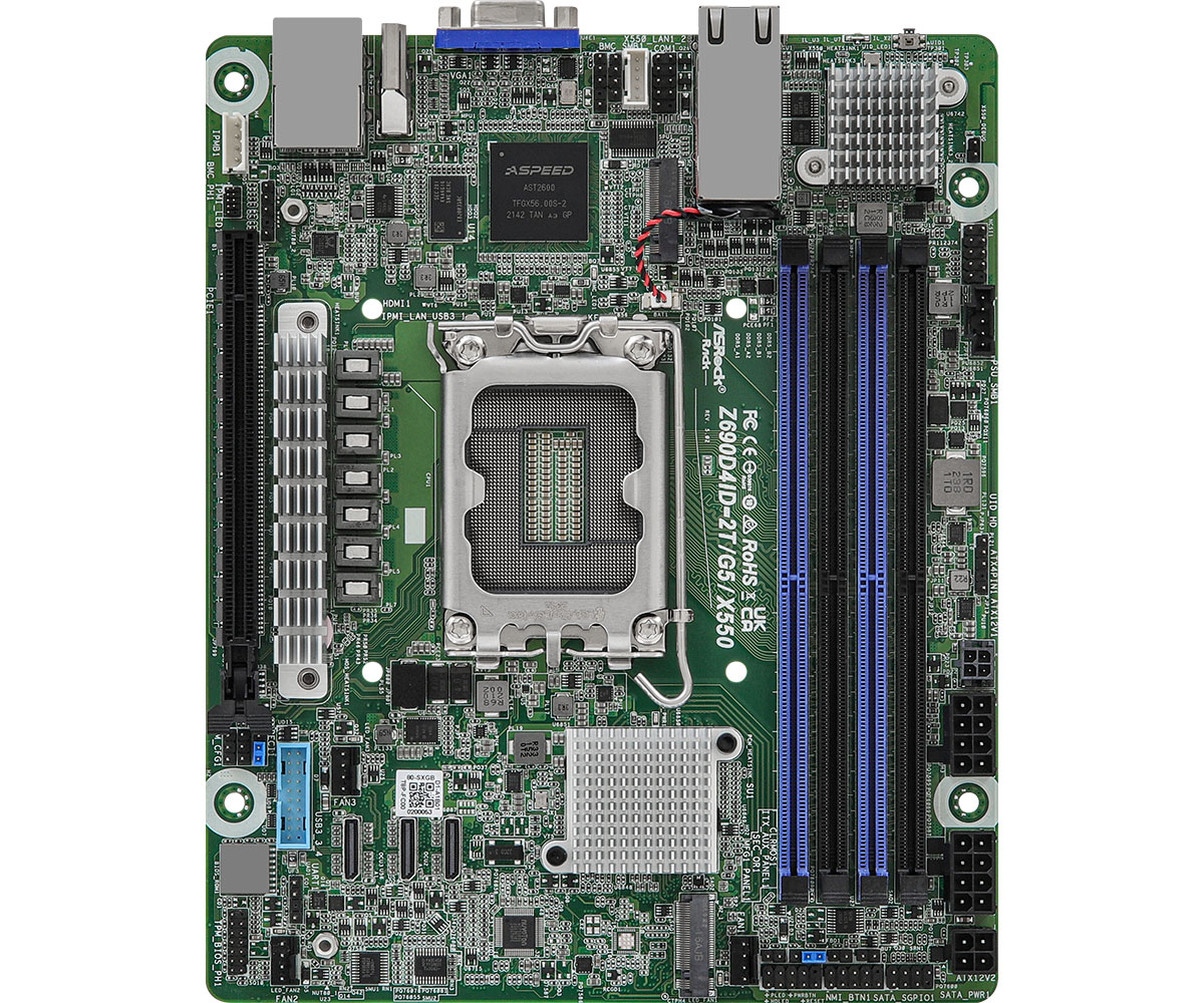 ASRock Rack Z690D4ID 2T G5 X550