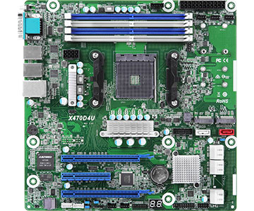 マザーボード ASRock Rack Server Workstation board ASRock Rack > Server Motherboard > x470d4u