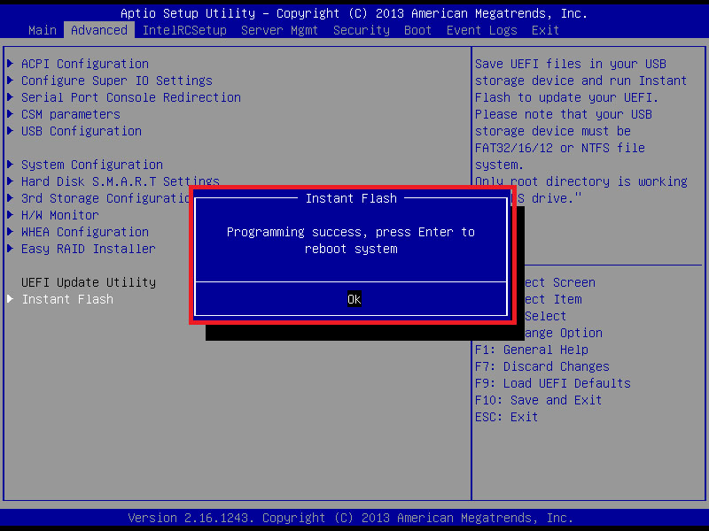 Unable to run Setup on American Megatrends BIOS